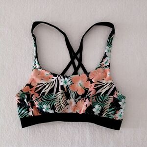 VENUS Maui Tropical Sport Bikini Top, size XS
